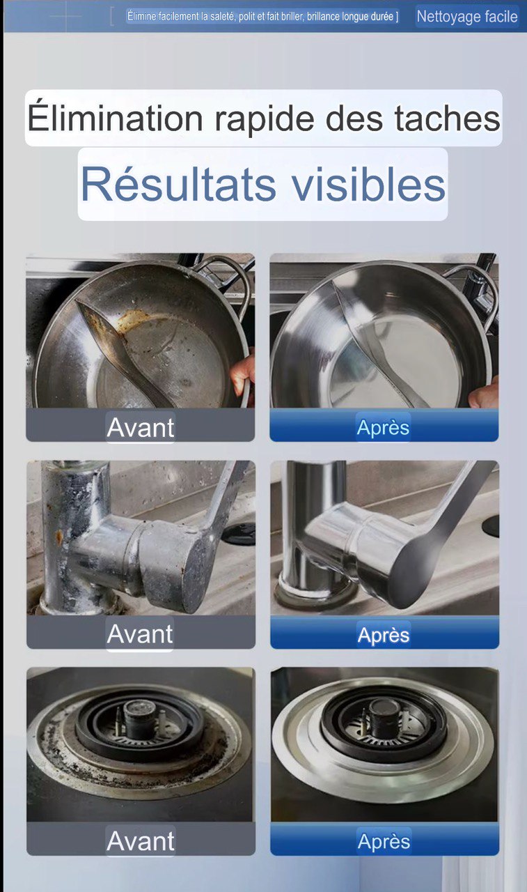 Stainless Steel ( Clean Paste)